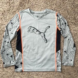 Puma Boys’ Long Sleeve Shirt Size 7